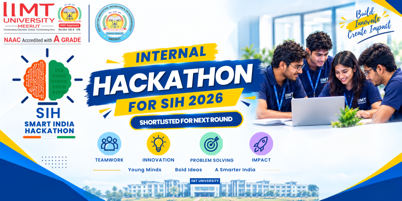 SIH 2026: IIMT University Shortlists 12 Teams