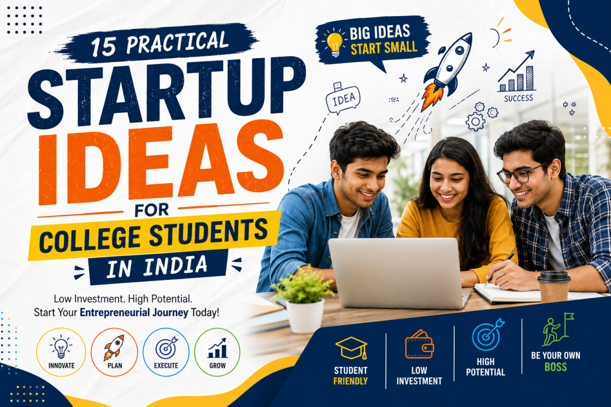 Startup Ideas for College Students: 15 Business Ideas